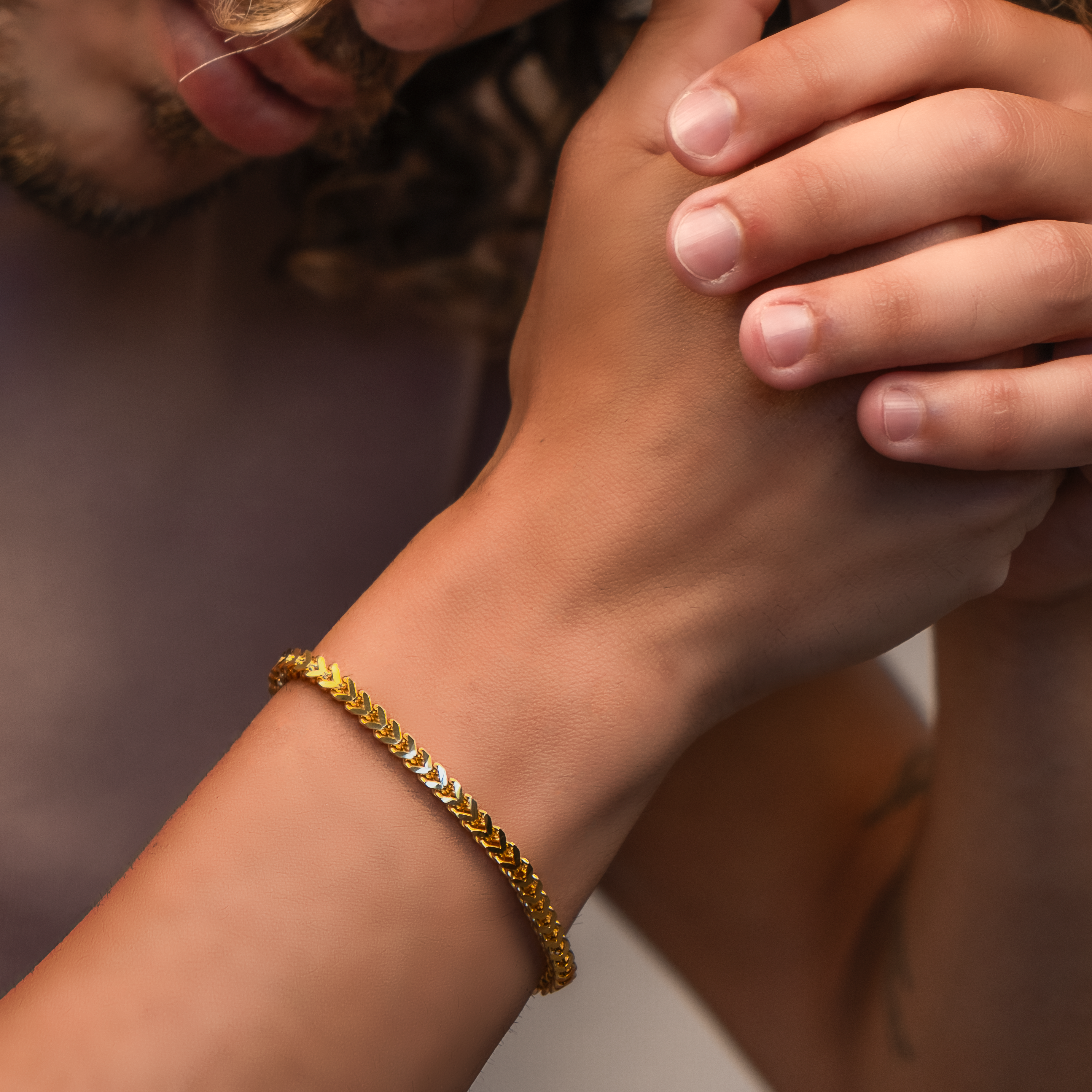 Franco Bracelet "Lucas" | Gold Plated 4mm